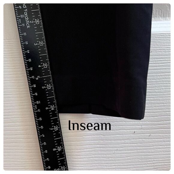 Trouve Black Pleated Pocket Tapered Ankle Pant Size 12 Work Casual - Picture 7 of 11